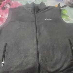 Columbia Charcoal Fleece Vest